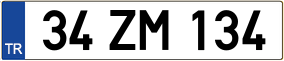 Truck License Plate